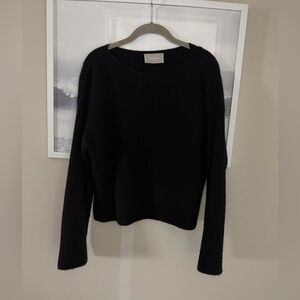 Everlane The Cashmere Rib Boatneck Sweater - size Small